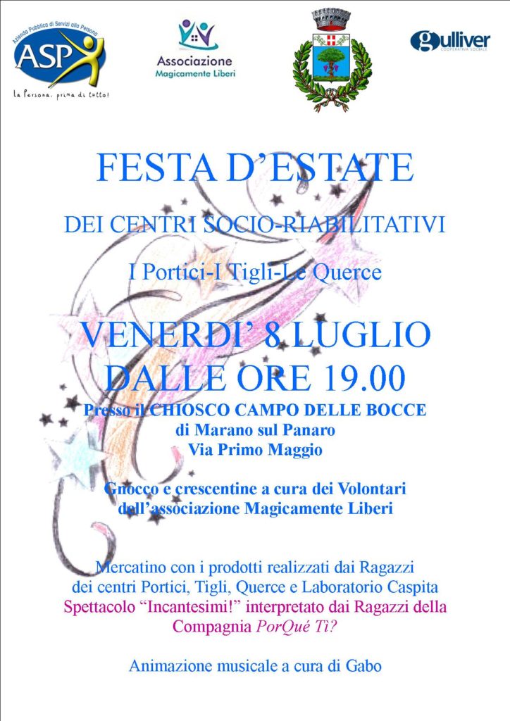 volantino festa estate 2016